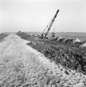 Kreekafsluitingen, sloten graven, wegcunetten, biesbosch, Bestanddeelnr 168-0748