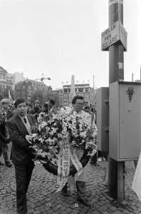 Kranslegging op De Dam, Bestanddeelnr 934-4663