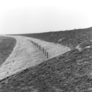 Kreekafsluitingen, ziltmatten, bekrammen, biesbosch, Bestanddeelnr 168-0755