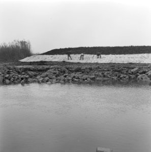 Kreekafsluitingen, ziltmatten, biesbosch, Bestanddeelnr 168-0754