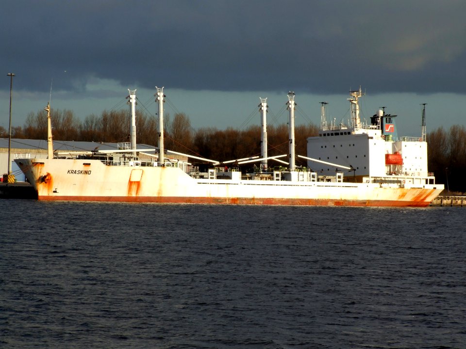 Kraskino - IMO 8906808 - Callsign UHBQ at Velsen, Port of Amsterdam