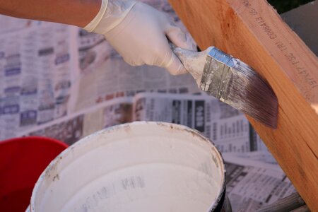 Paint brush home improvement construction