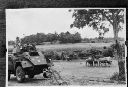 Krawang het reserve-eskadron Pantserwagens van het regiment Huzaren van Boreel , Bestanddeelnr 13678