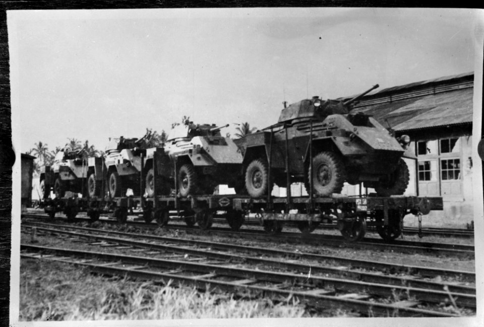 Krawang het reserve-eskadron Pantserwagens van het regiment Huzaren van Boreel , Bestanddeelnr 13647