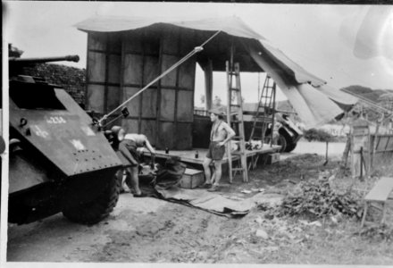Krawang het reserve-eskadron Pantserwagens van het regiment Huzaren van Boreel , Bestanddeelnr 13691
