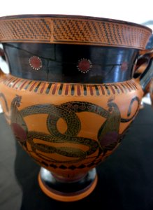 Krater with snakes and roosters, Chalkidian, c. 540 BC, L 159 - Martin von Wagner Museum - Würzburg, Germany - DSC05579