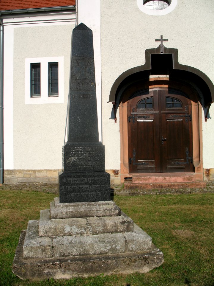Kriegerdenkmal Erster Weltkrieg in Landgrafroda