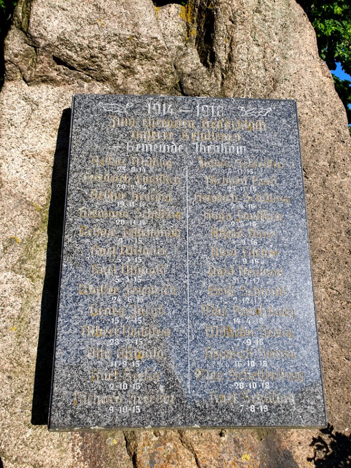 Kriegerdenkmal Ibenhain 1