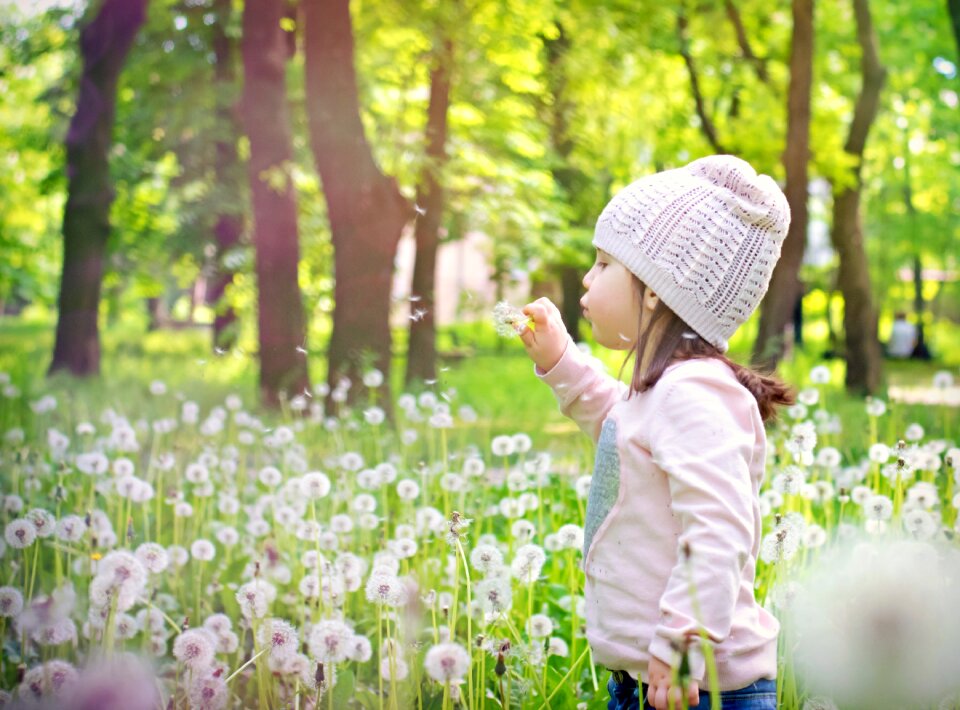 Nature joy girl