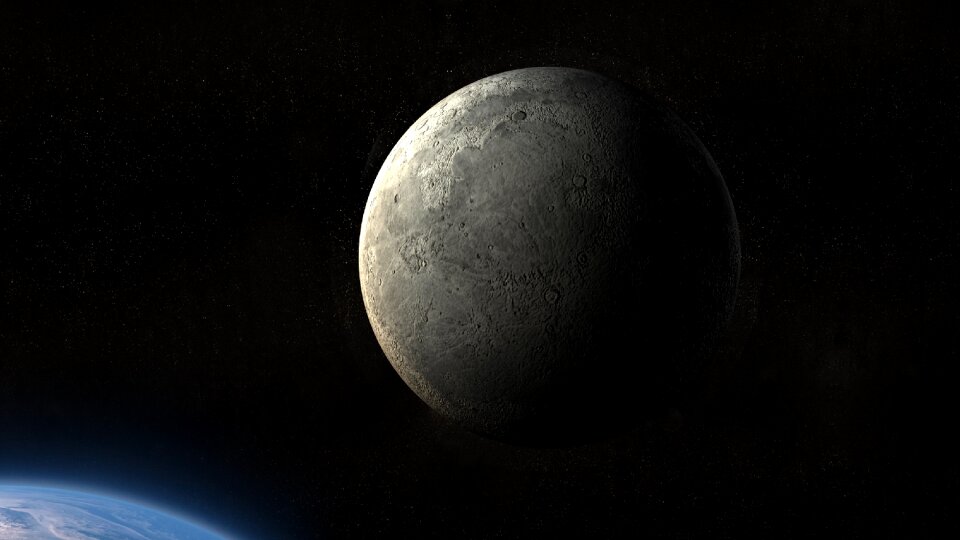 Universe atmosphere darkside