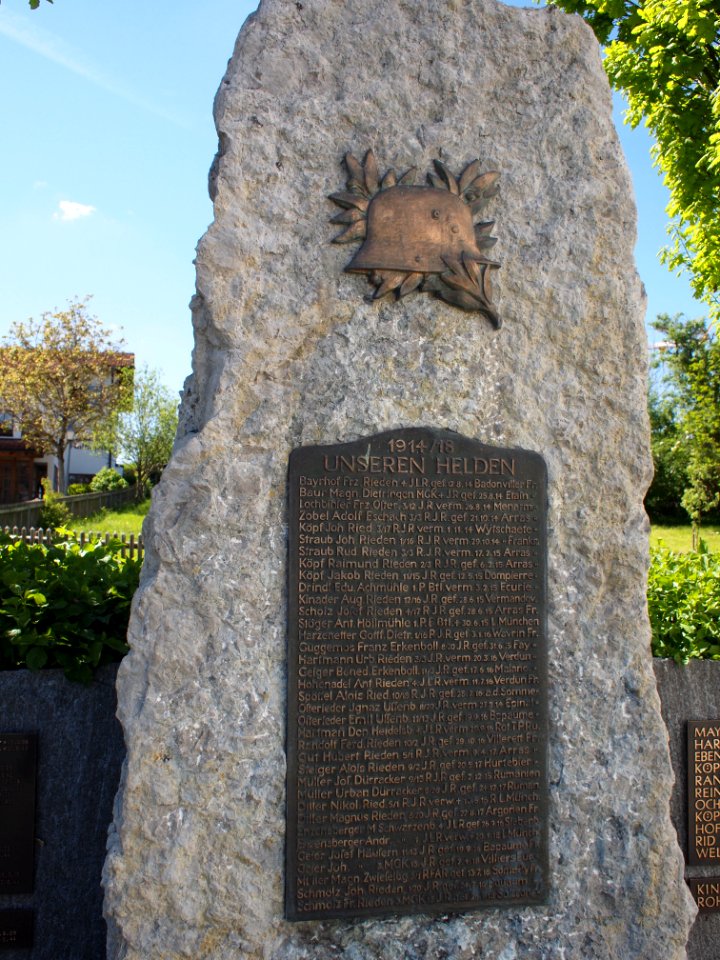 Kriegerdenkmal, Rieden am Forggensee 02