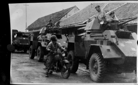 Krawang het reserve-eskadron Pantserwagens van het regiment Huzaren van Boreel , Bestanddeelnr 13677