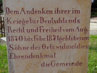 Kriegerdenkmal Isserstedt 4