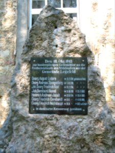 Kriegerdenkmal Legefeld
