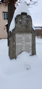 Kriegerdenkmal Espenfeld Winter