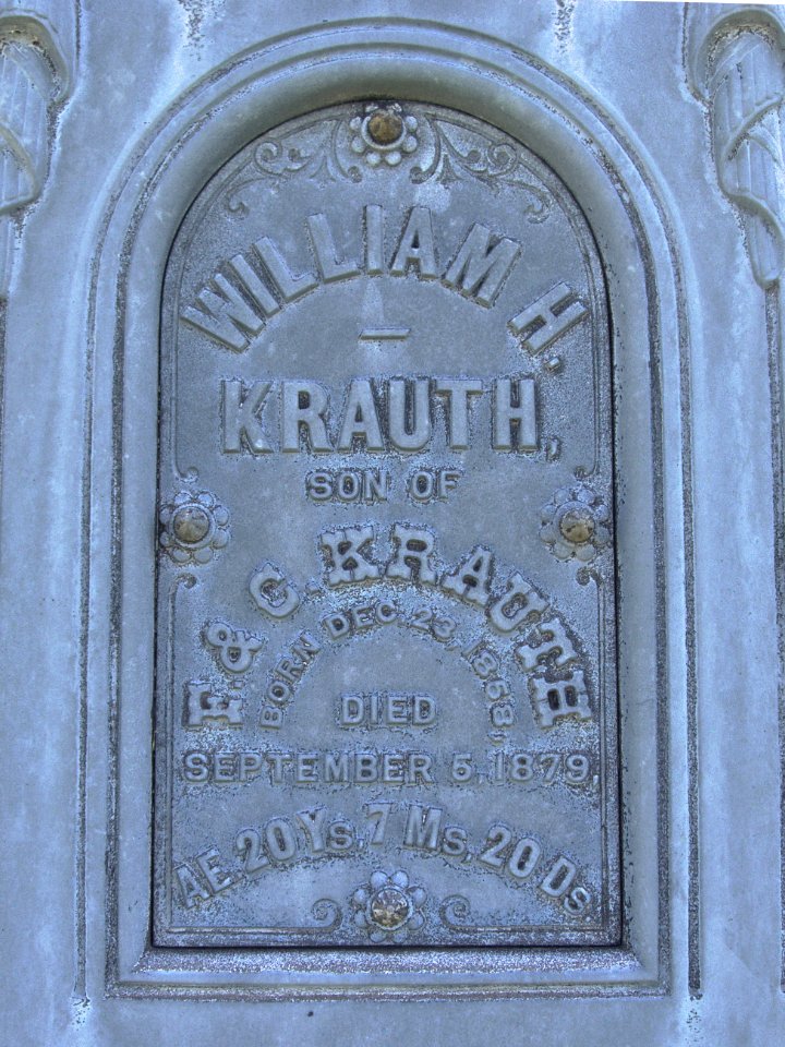 Krauth (William H.), Prospect Cemetery, 2015-09-25, 02
