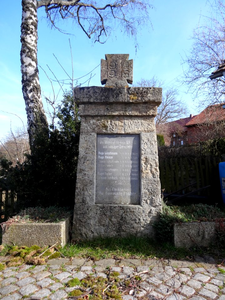Kriegerdenkmal in Fröbitz