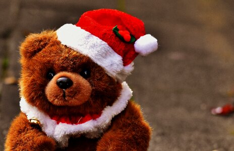 Santa hat plush cute photo