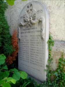 Kriegerdenkmal an neben Johanneskirche von Dorfsulza, Bad Sulza
