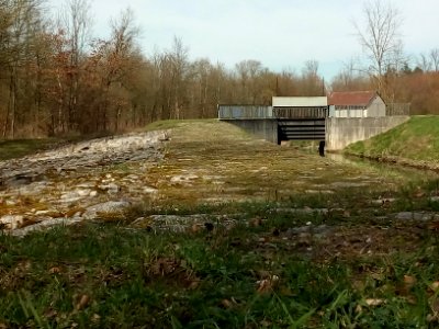 Kriegbachpolder, Einlass am Sandlacher Richtweg (9)