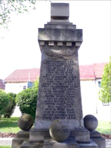 Kriegerdenkmal Mühlberg Drei Gleichen - 7