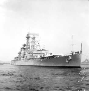 Kruiser Little Rock in Amsterdam (vlaggeschip Amerikaan Atlantische vloot), Bestanddeelnr 918-2198