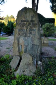 Kronberg, Friedhof, Grab Georg Jamin