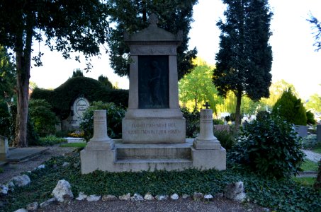 Kronberg, Friedhof, Grab Adolf Schreyer (1)
