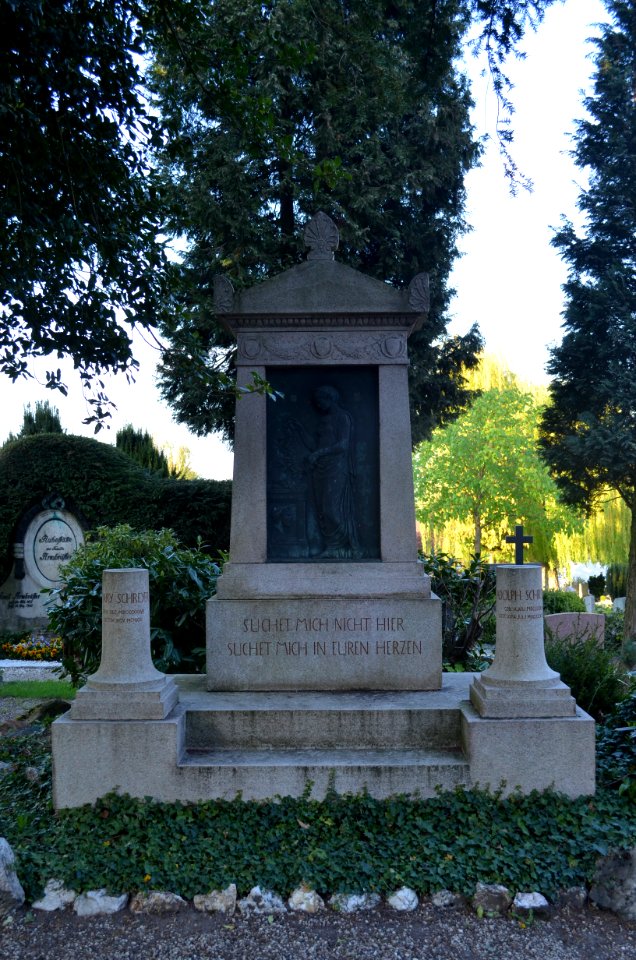 Kronberg, Friedhof, Grab Adolf Schreyer