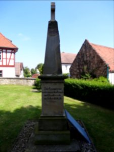 Kriegerdenkmal in Hammerstedt 4