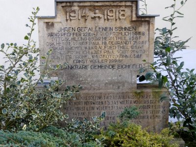 Kriegerdenkmal in Eichfeld (Rudolstadt)