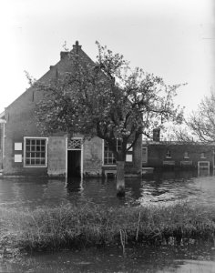 Kruiningen bloeiende vruchtbomen in h. water, Bestanddeelnr 905-6947