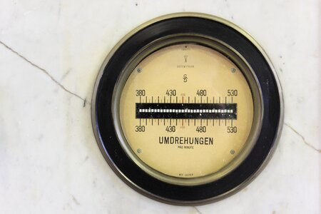 Meter dial gauge photo