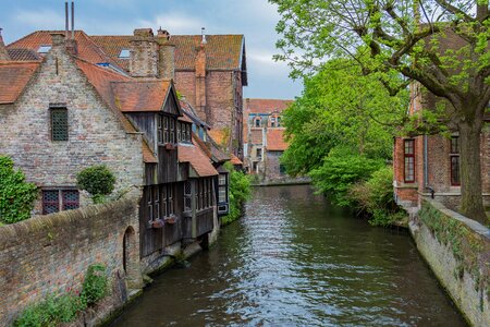 Romantic historic center idyllic