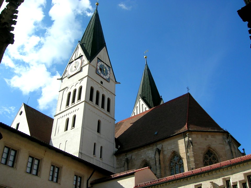 Kreuzgang Dom Eichstätt -Blick auf Kirche (4)