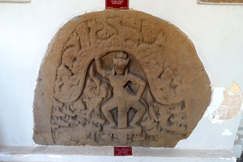 Krishna, Khuong My, 7th-8th century, Quang Nam - Museum of Cham Sculpture - Danang, Vietnam - DSC01580