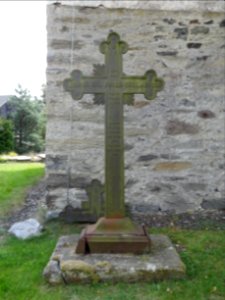 Kreuz an der Kirche von Oberhain 1
