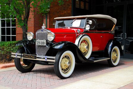 Antique car show vintage photo