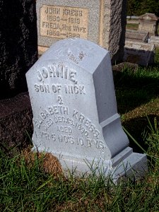 Kress (Johnie), Robinson Run Cemetery, 2015-09-27, 01