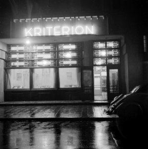 Kriterion Studententheater te Amsterdam. Voorgevel, Bestanddeelnr 901-0402