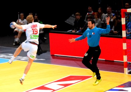 Kristian Bjornsen et goran Stojanoic-GoldenLeague-20160110