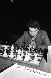 KRO schaaktweekamp Timman tegen Kasparov Garri Kasparov, Bestanddeelnr 933-5171