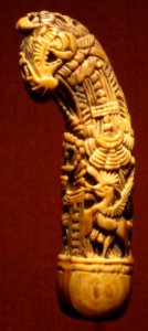 Kris handle from Indonesia, Honolulu Academy of Arts VII