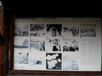 Kriegerfriedhof in Spondinig