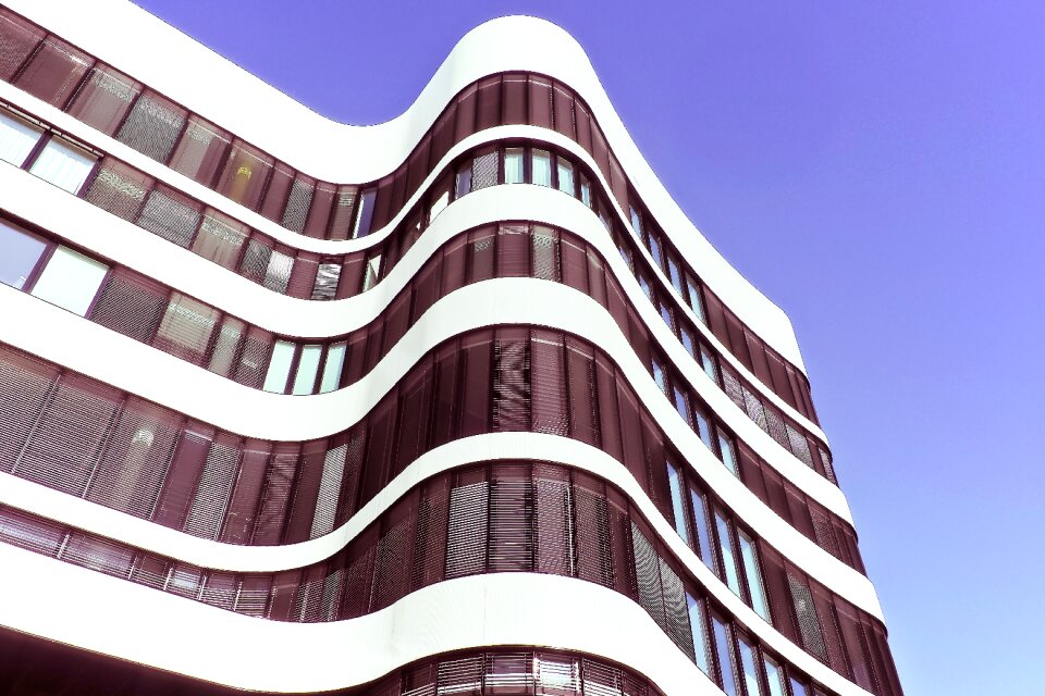 Skyscraper facade glass
