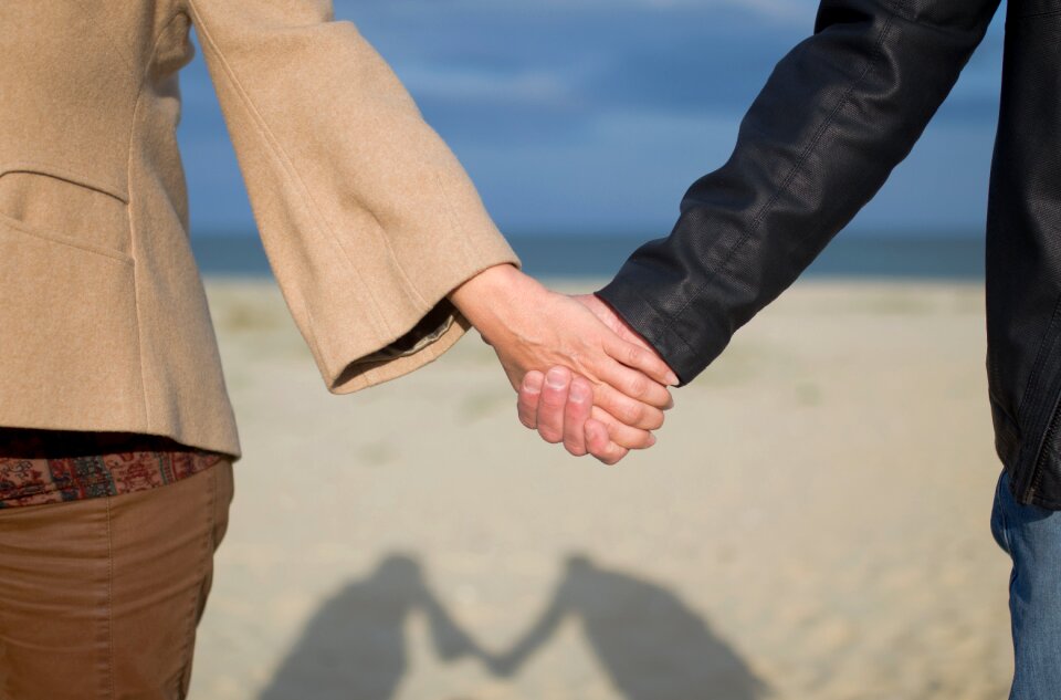 Holding hands people together