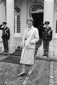 Koningin Beatrix ontving op Paleis Noordeinde fractievoorzitter i.v.m. Kabinetsf, Bestanddeelnr 933-6644