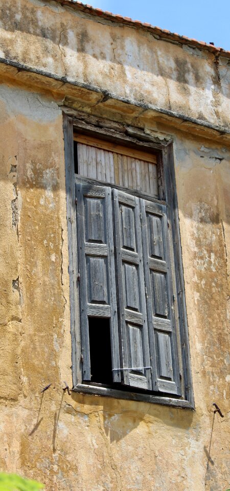 Old shutters weathered