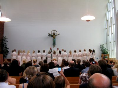 Konfirmaatio Karjasillan kirkossa