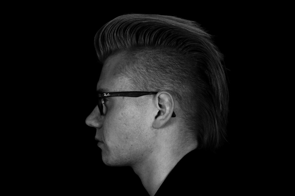 Man model mohawk